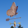 pretty butterfly weathervane