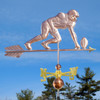 football player weathervane