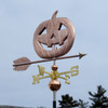 jack-o'-lantern pumpkin weathervane