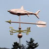 handmade great white shark wind vane