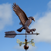 Handcrafted Copper Attack Eagle Weathervane Art