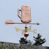 beer mug weathervane by Weathervane Factory