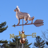 Handmade Copper German Shepherd Dog Weathervane