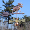 Handmade Copper Moose Weathervane