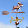 Handcrafted Copper Moose Wind Vane