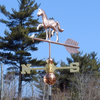 Handmade Copper Farm Hose Weathervane