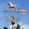 Handmade Copper Horse Weathervane