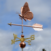 Copper Butterfly Weathervane