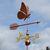 Handcrafted Copper Butterfly Weathervane
