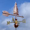 Copper Tree Art Weathervane