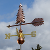 Handmade Copper Tree Weathervane