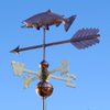 Handmade Copper Salmon Weathervane