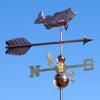 Handmade Copper Bass Fish Weathervane