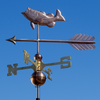 Handmade Copper Bass Fish Weathervane Art