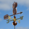 Handcrafted Copper Pineapple Weather Vane