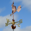 Handcrafted Copper Bunny Rabbit Weathervane Art