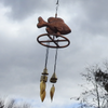 Handmade Copper Sunfish Wind Chimes