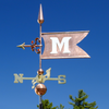 Copper Banner Weathervane