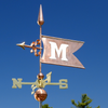 Handmade Copper Banner Wind Vane