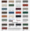 Metal Cupola Color Chart