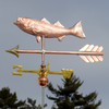 handcrafted striped bass weather vane