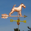fox terrier weathervane