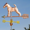 fox terrier weathervane
