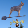 handmade copper Boston terrier wind vane