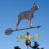 handmade Boston terrier dog weathervane art