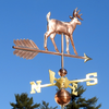 Copper Deer Weathervane - Made in USA