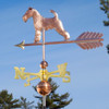 fox terrier weathervane