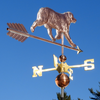 Handcrafted Copper Australian Shepherd Weather Vane