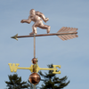 handcrafted copper big foot weather vane