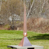 Five Star Copper Finial with Roof Cap