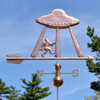 space ship weathervane