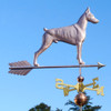 doberman weathervane