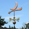 Shooting Star and Moon Weathervane