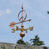 peace sign weathervane