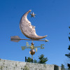 Man in the Moon Weathervane with Star