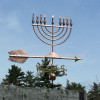 Large Menorah Weathervane