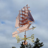 copper tall ship weathervane