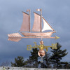 handmade sailboat weathervane