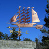 Large Clipper Ship Weathervane