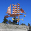 Large Clipper Sailboat Weathervane