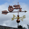 Copper Tractor Weathervane