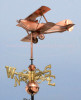 Bi Plane Airplane Weathervane