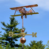 Bi Plane Airplane Weathervane