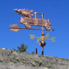 Pickup Truck with Christmas Tree Weathervane
