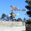 copper seal weathervane