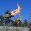 Rabbit Wind Vane Home Decor